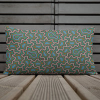 Patrón geométrico de almohada – Arpía