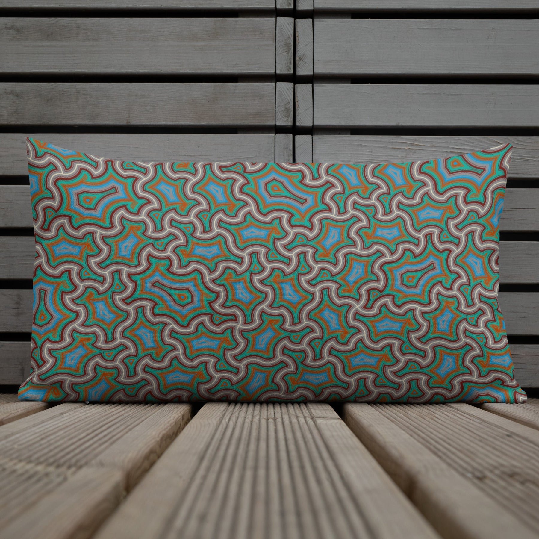 Pillow Geometric Pattern – Harpy - symbolika
