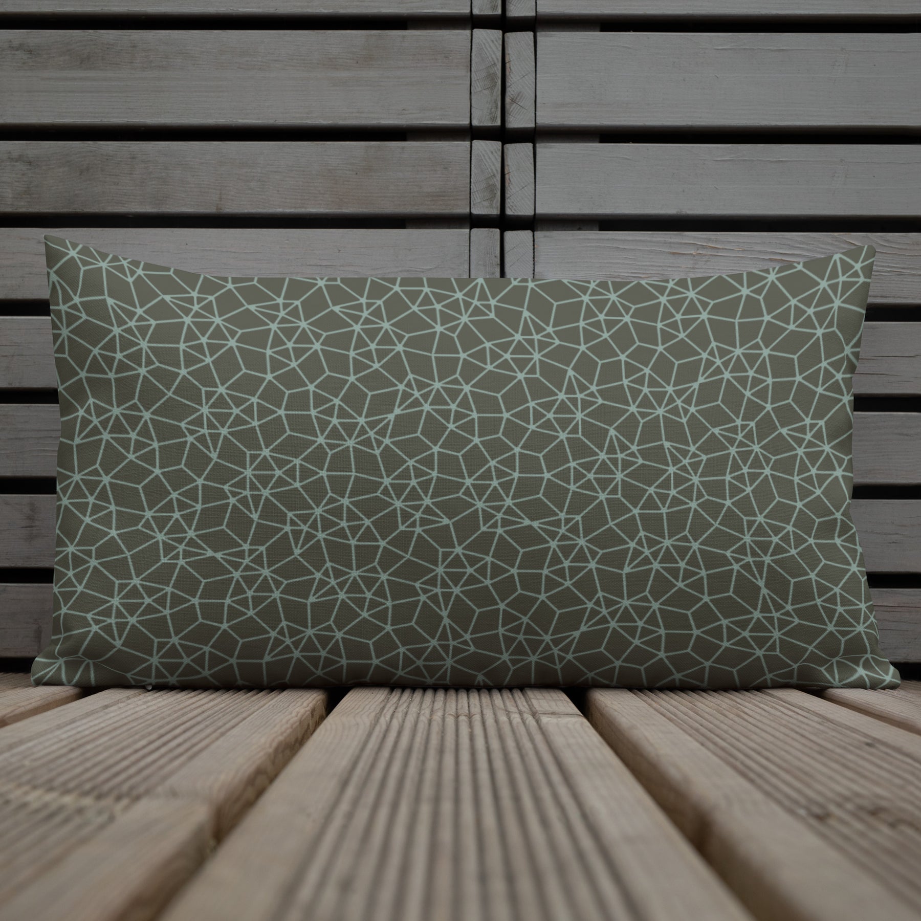 Pillow Geometric Pattern – Topo - symbolika