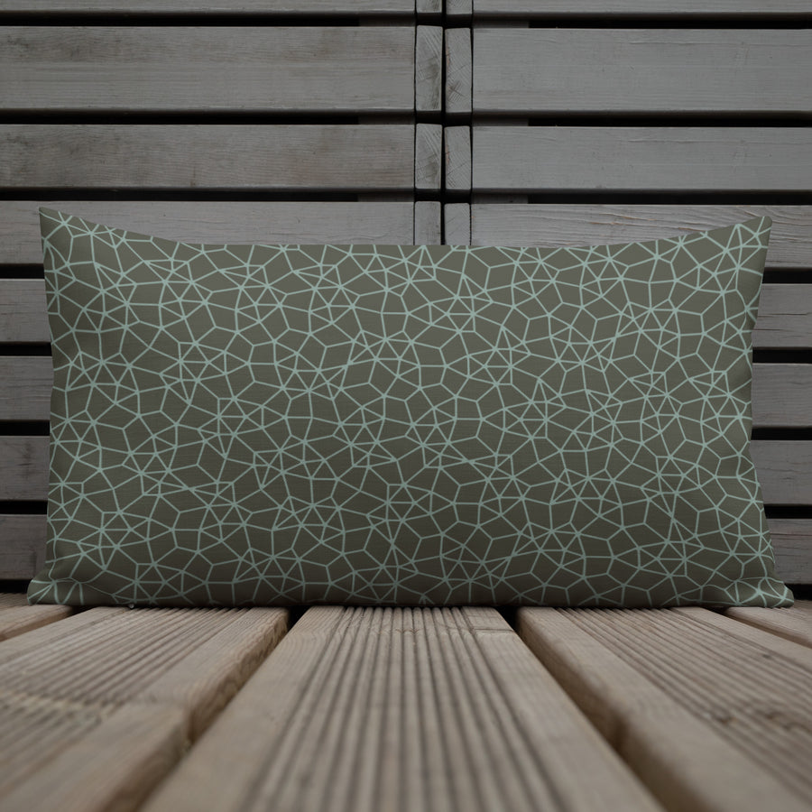 Pillow Geometric Pattern – Topo - symbolika