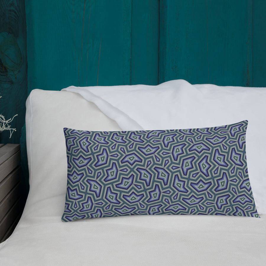 Pillow Geometric Pattern – Dynamika Aqua - symbolika