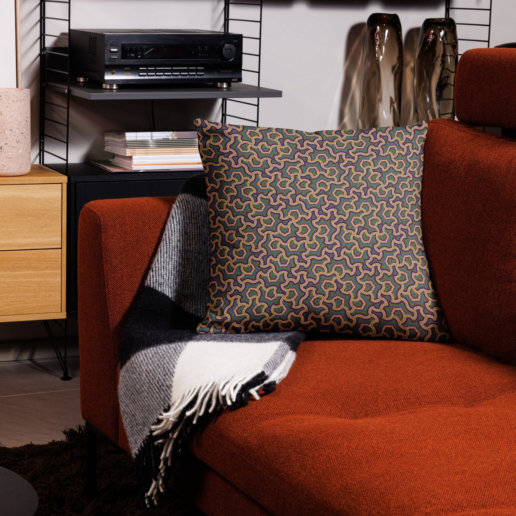 Pillow Geometric Pattern – Nyra - symbolika