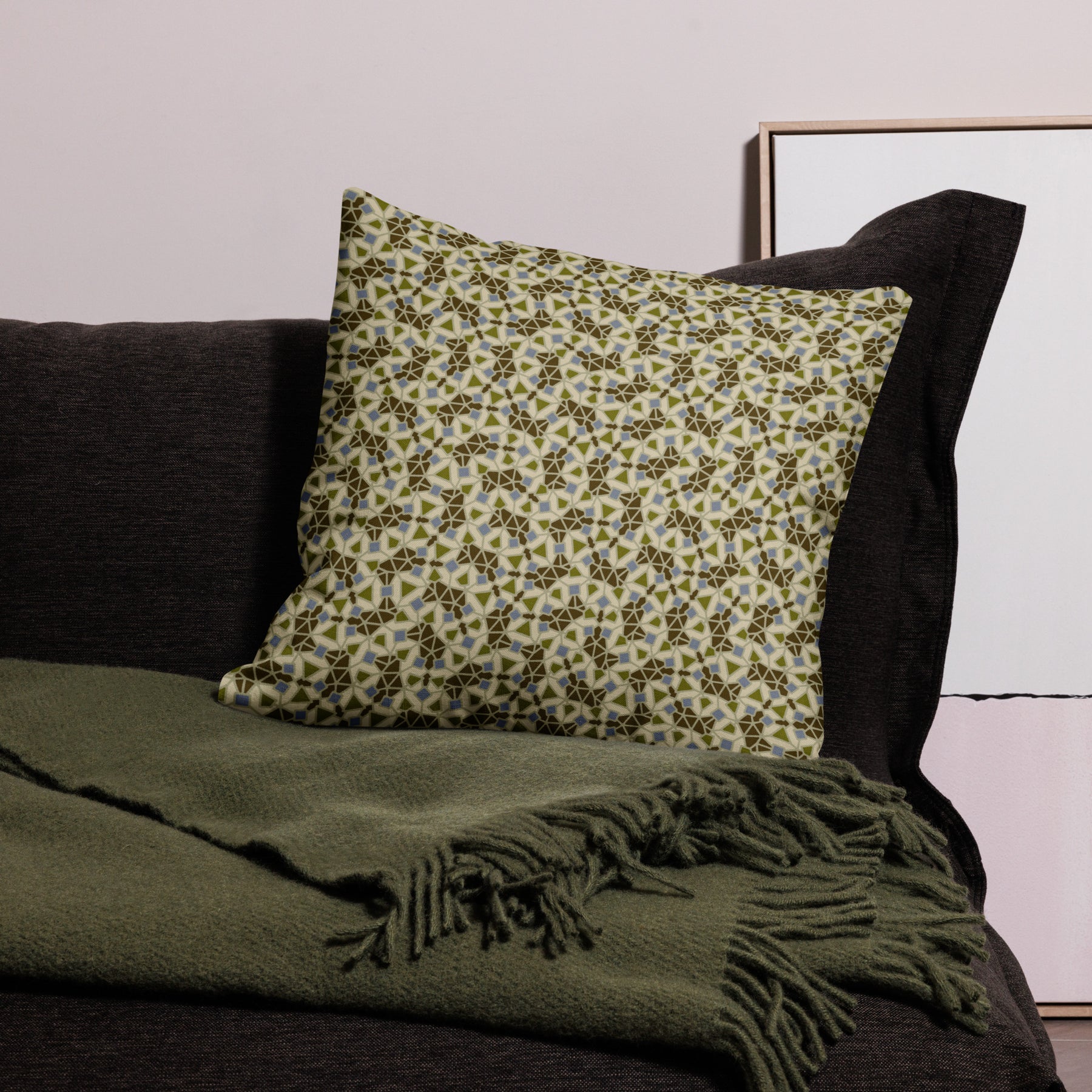 Pillow Geometric Pattern – Mozaika - symbolika