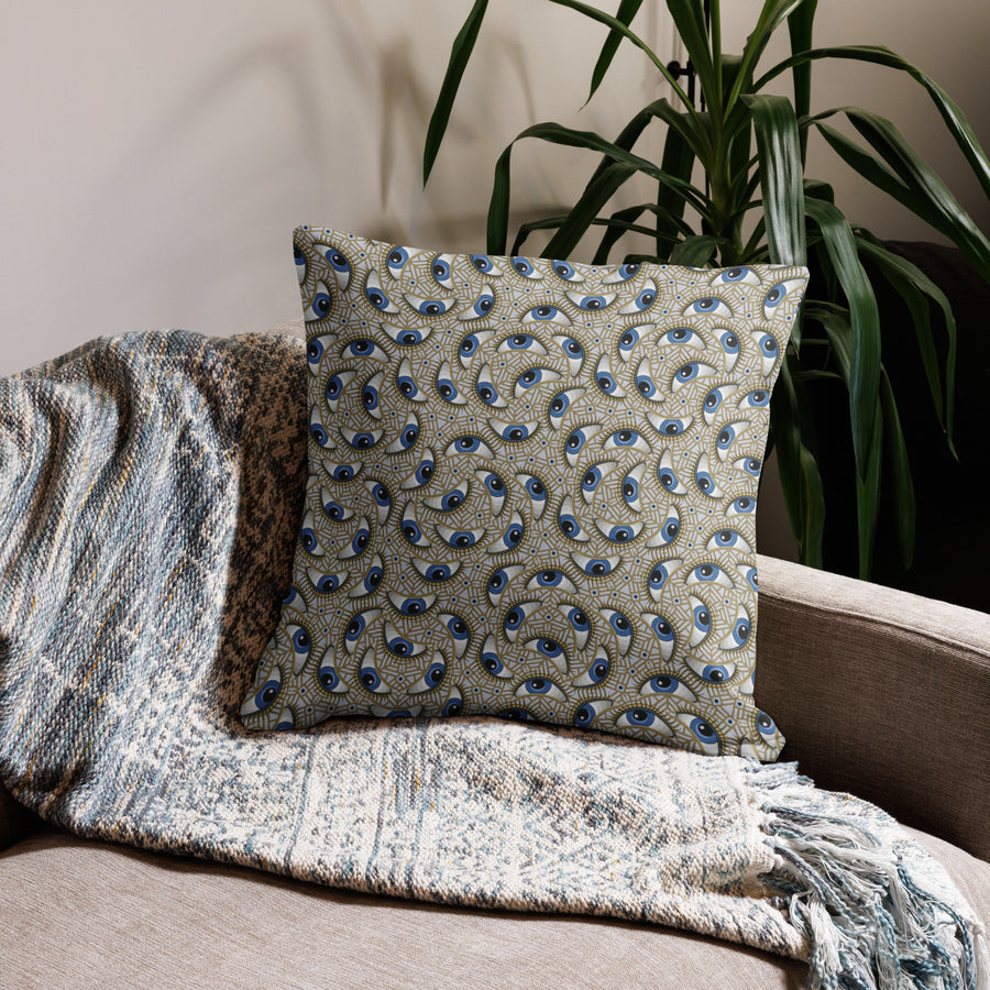 Pillow Geometric Pattern – Eye to I - symbolika