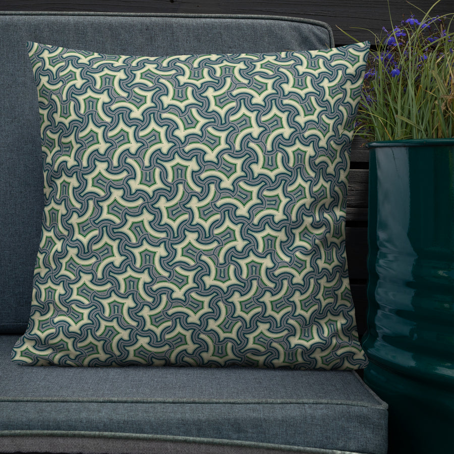 Pillow Geometric Pattern – Itzam - symbolika