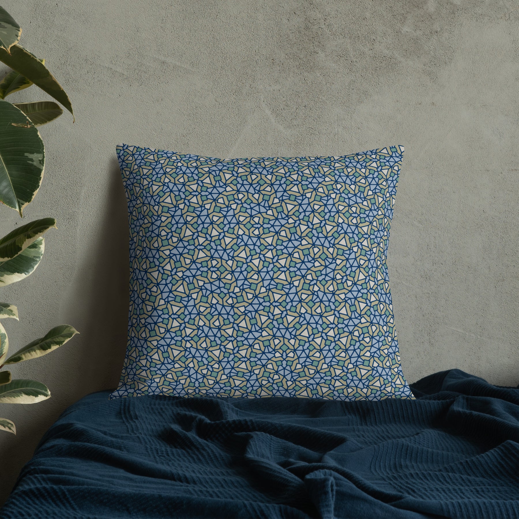 Pillow Geometric Pattern – Maya - symbolika