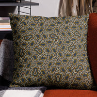 Pillow Geometric Pattern – Harpy Steel Cream