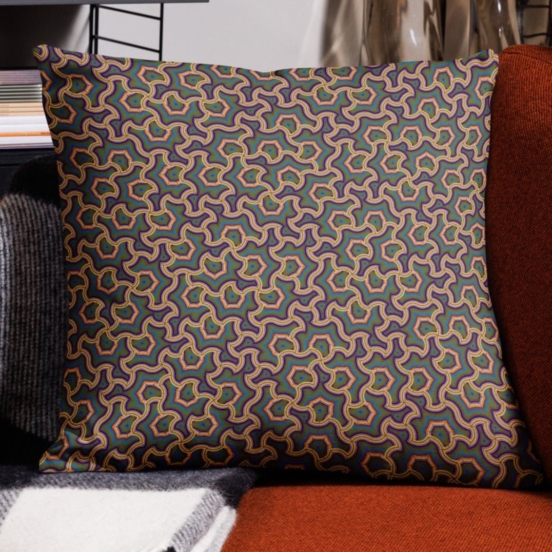 Pillow Geometric Pattern – Nyra - symbolika