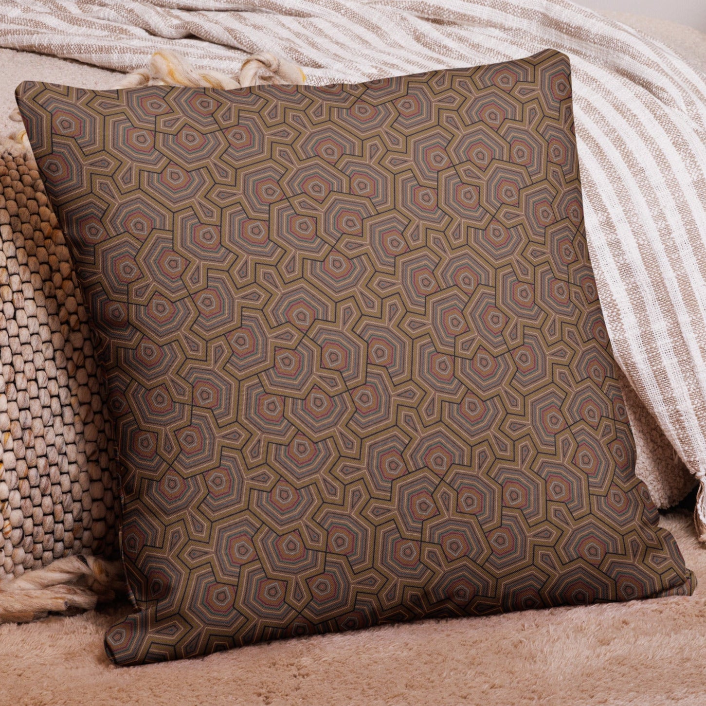 Pillow Geometric Pattern – Nadir - symbolika
