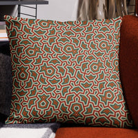 Almohada con patrón geométrico – Pineal