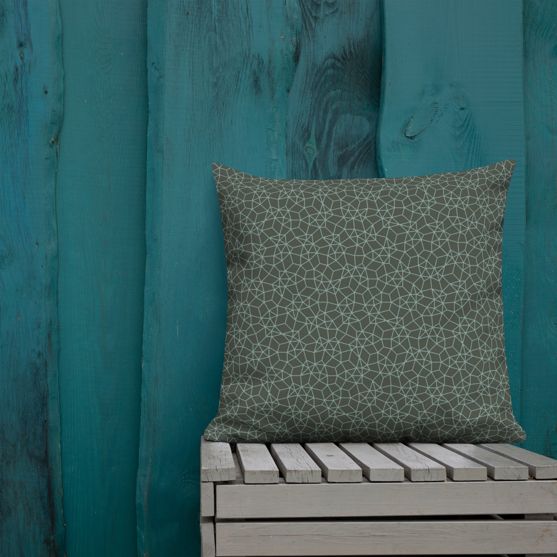 Pillow Geometric Pattern – Topo - symbolika