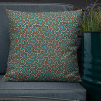 Patrón geométrico de almohada – Arpía