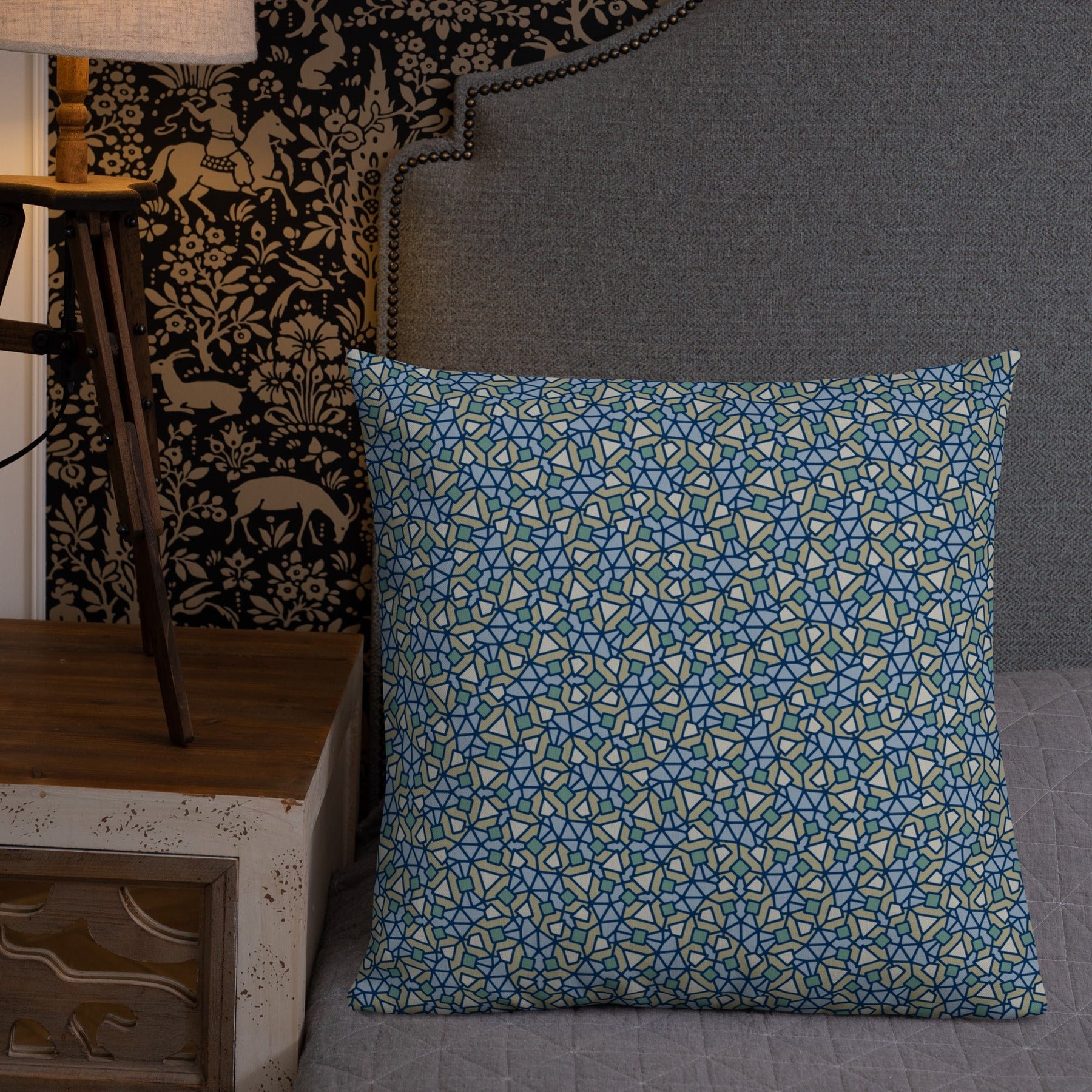 Pillow Geometric Pattern – Maya - symbolika