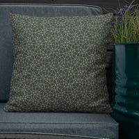 Patrón geométrico de almohada – Topo