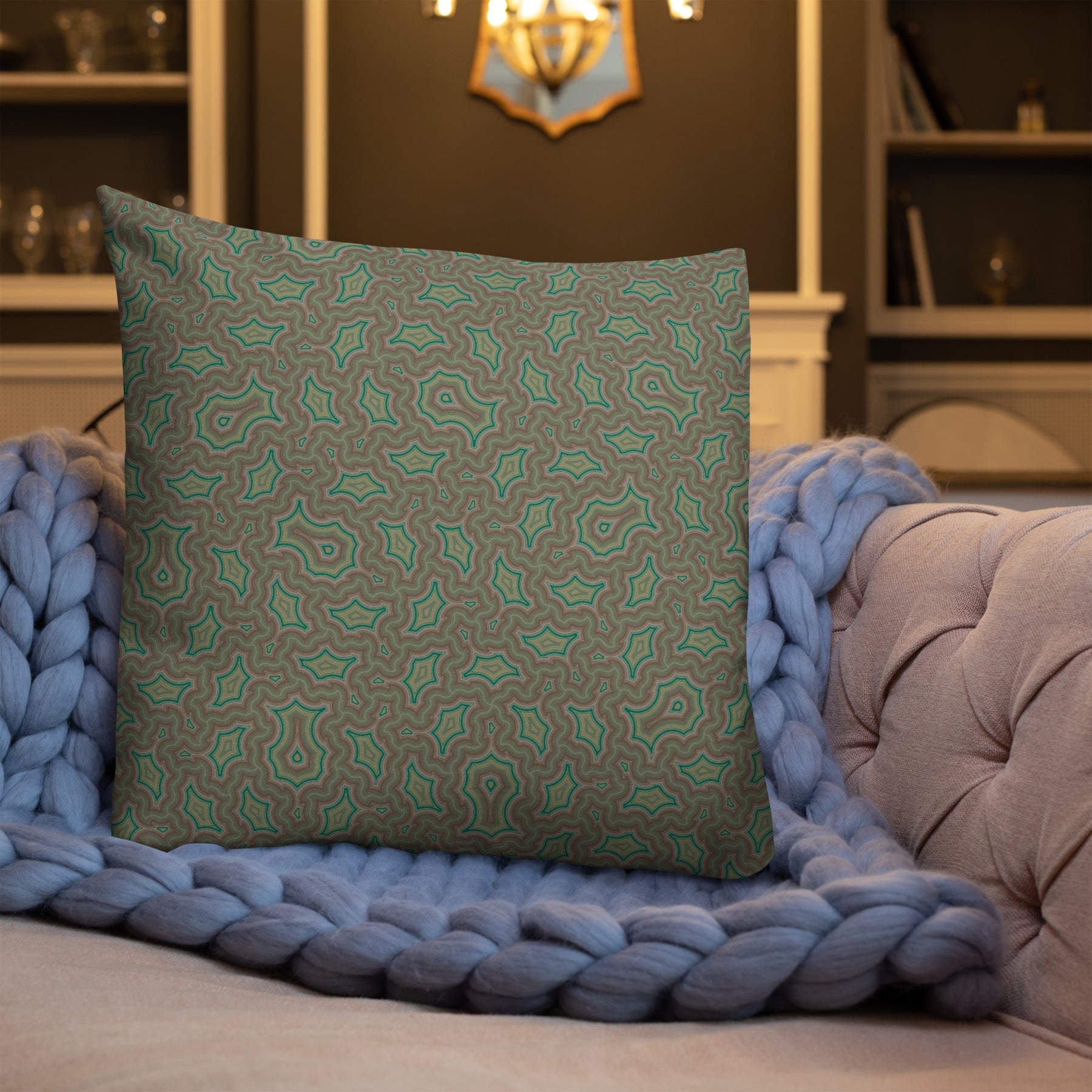 Pillow Geometric Pattern – Aurea - symbolika
