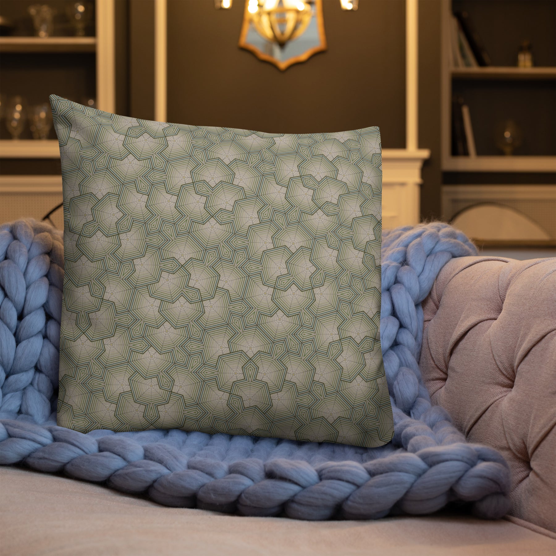 Pillow Geometric Pattern – Yani - symbolika