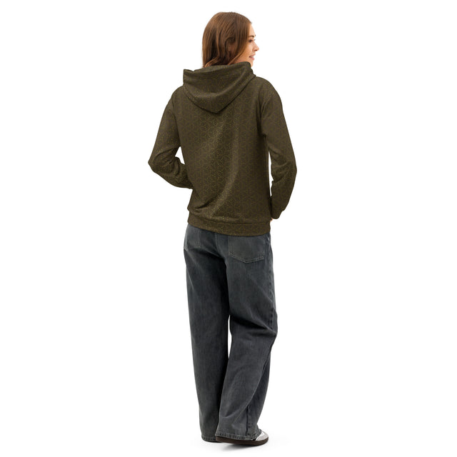 Molekula olive glow Hoodie