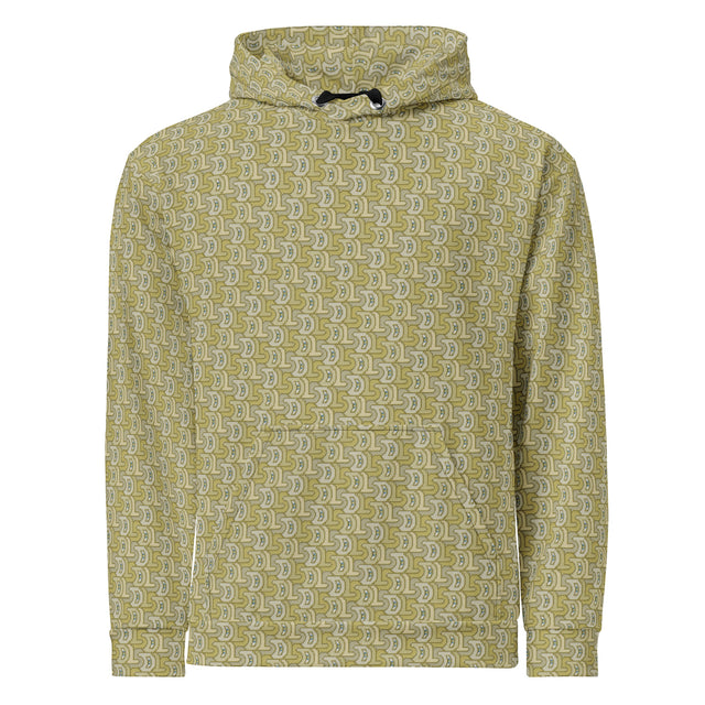 LSD Tessellation Hoodie - Hidden Letter Pattern Optical Illusion