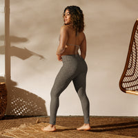 Shipibo Butterfly Soft Bark - Earthy Gradient Yoga Leggings