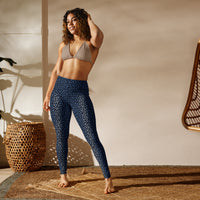 Leggings de yoga con diseño geométrico pavimentado - Ropa deportiva con elasticidad en cuatro direcciones
