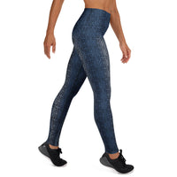 Leggings de yoga Moonlight Shipibo Sonido – Patrón rítmico degradado