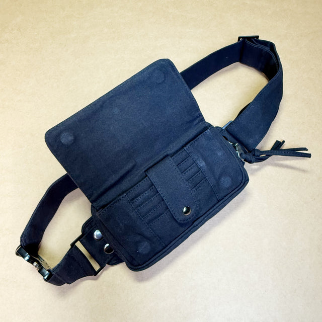 Molekula Gradient Waist Bag - Black