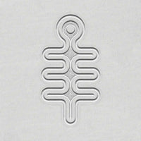 DMT Symbol - White Embroidery on White - Men Hoodie