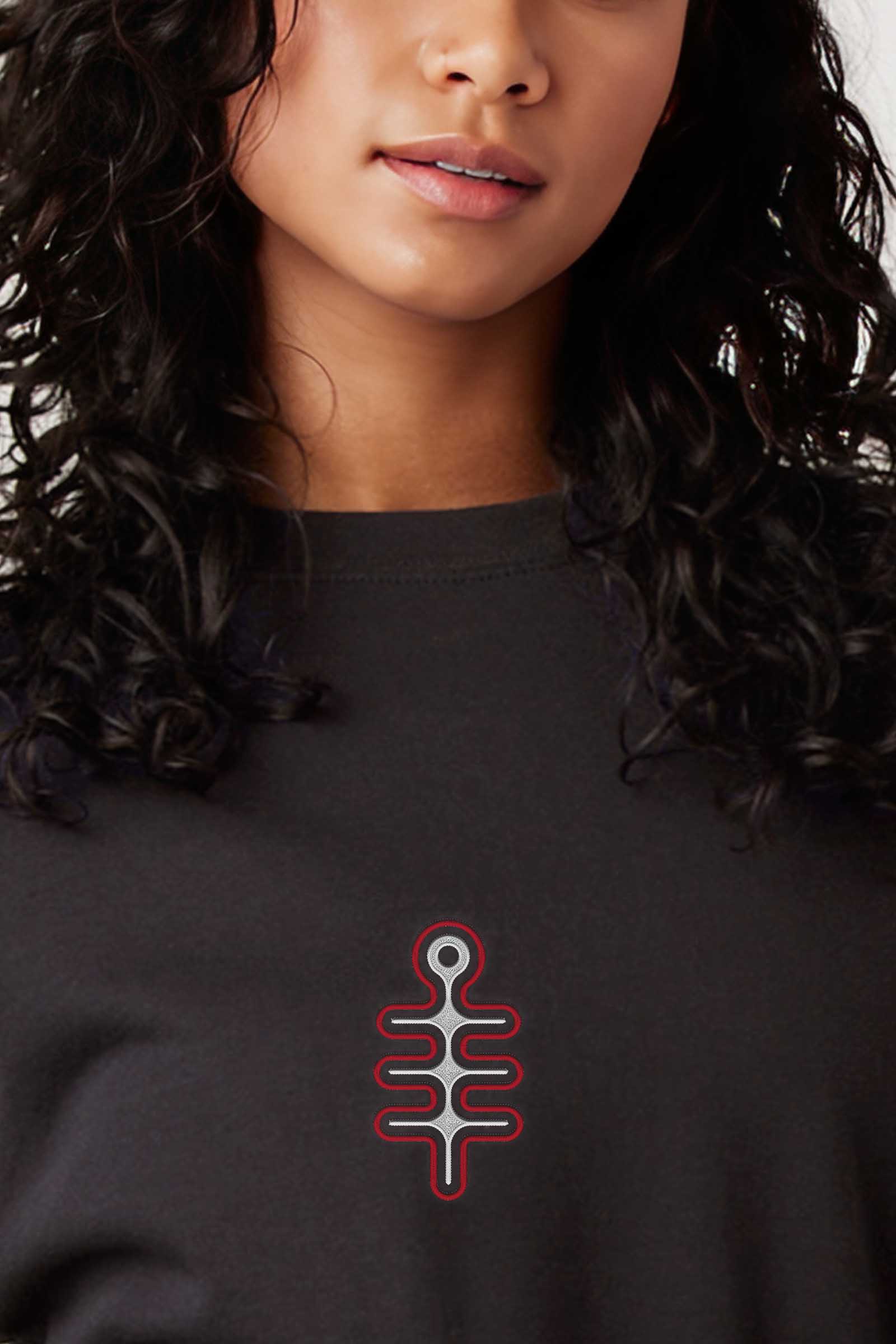 DMT Symbol - Colorfull Embroidery Women Sweatshirt - symbolika