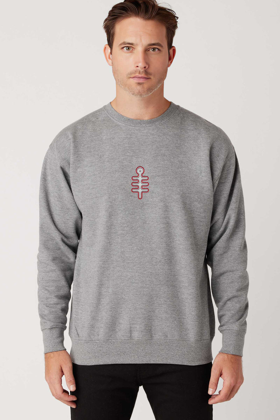 DMT Symbol - Colorfull Embroidery Men Sweatshirt - symbolika