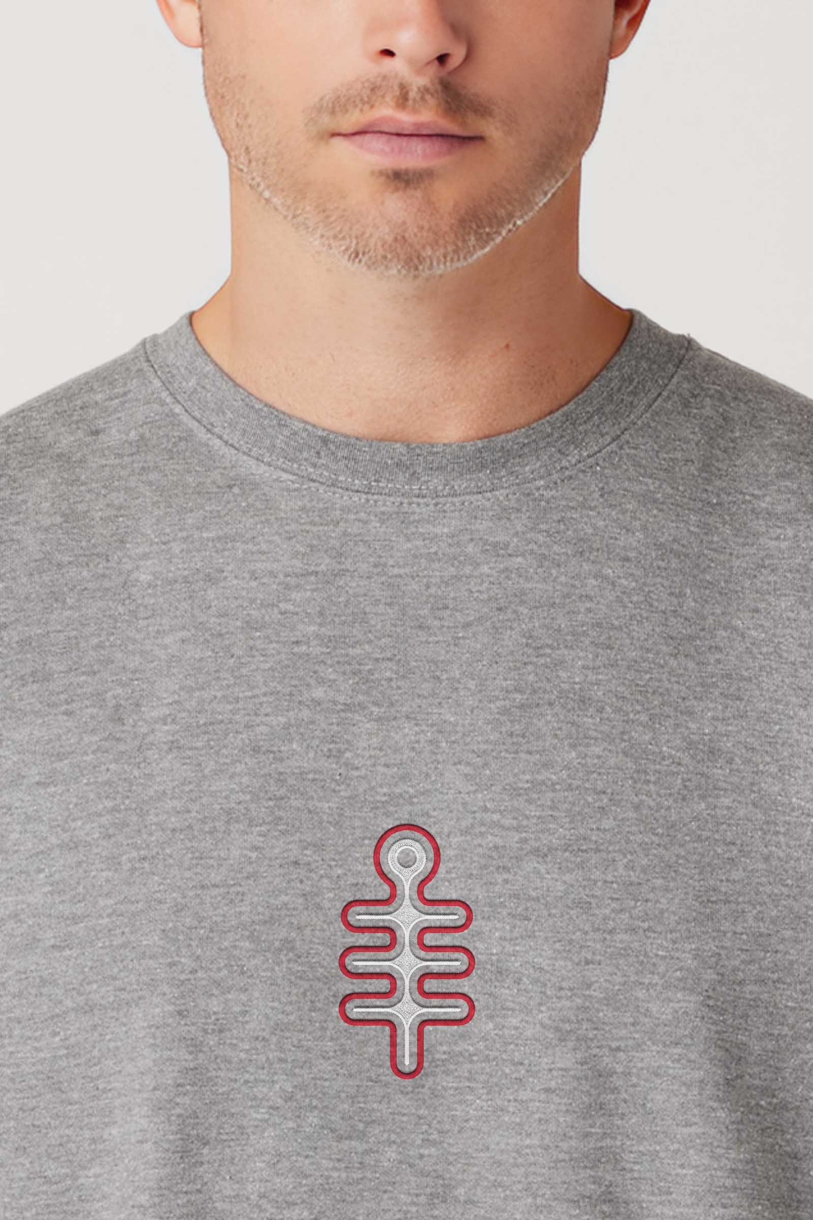 DMT Symbol - Colorfull Embroidery Men Sweatshirt - symbolika