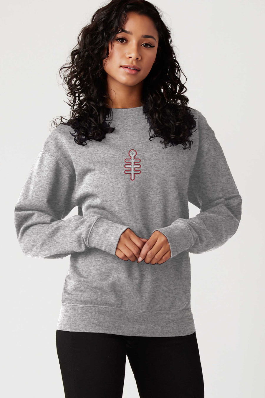 DMT Symbol - Colorfull Embroidery Women Sweatshirt - symbolika