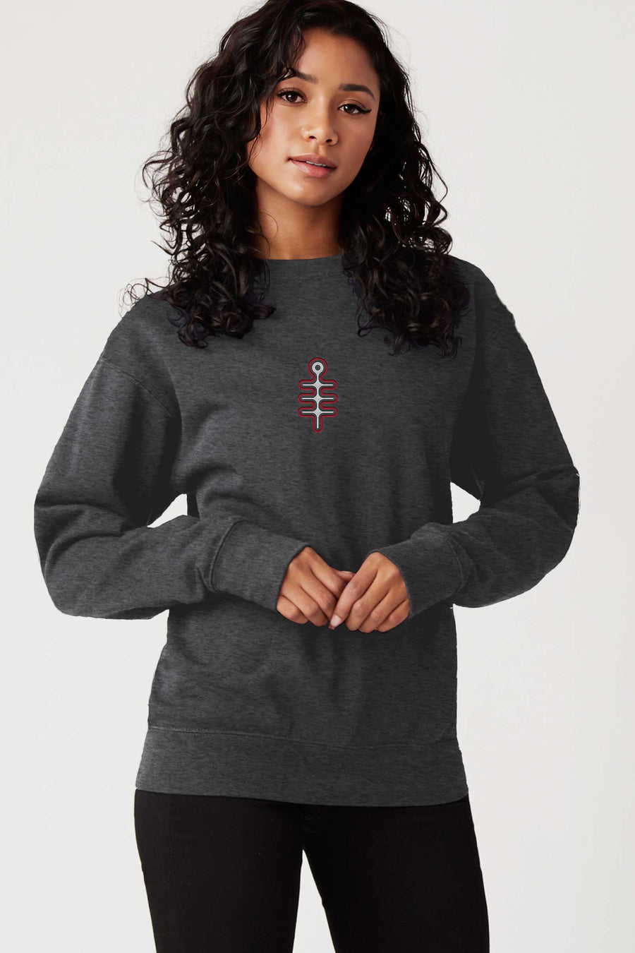 DMT Symbol - Colorfull Embroidery Women Sweatshirt - symbolika