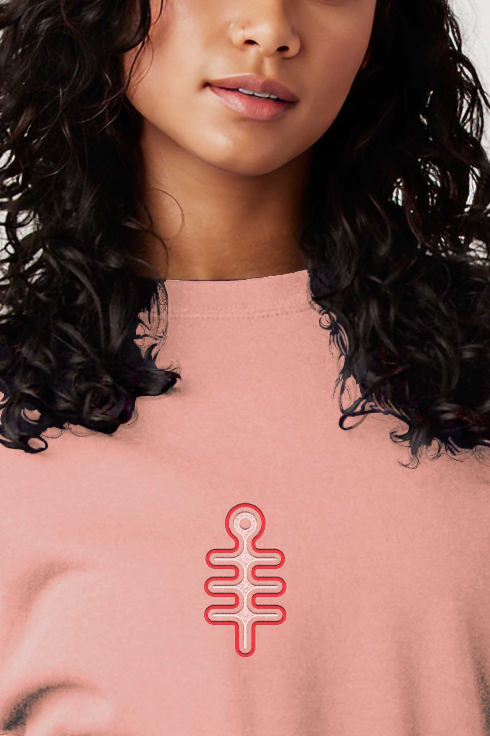 DMT Symbol - Colorfull Embroidery Women Sweatshirt - symbolika