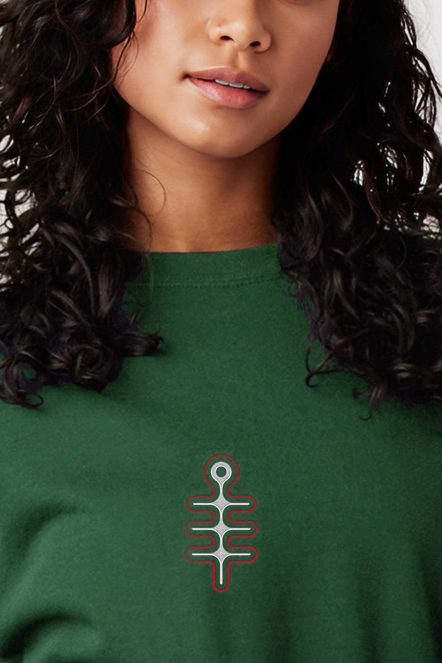 DMT Symbol - Colorfull Embroidery Women Sweatshirt - symbolika