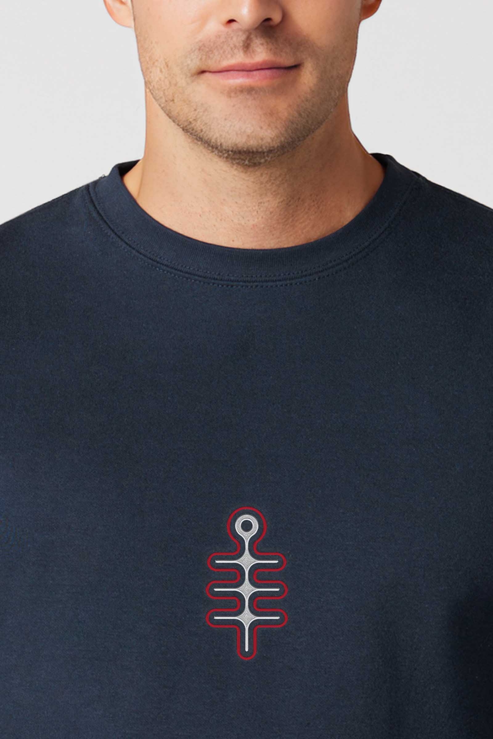 DMT Symbol - Colorfull Embroidery Men Sweatshirt - symbolika