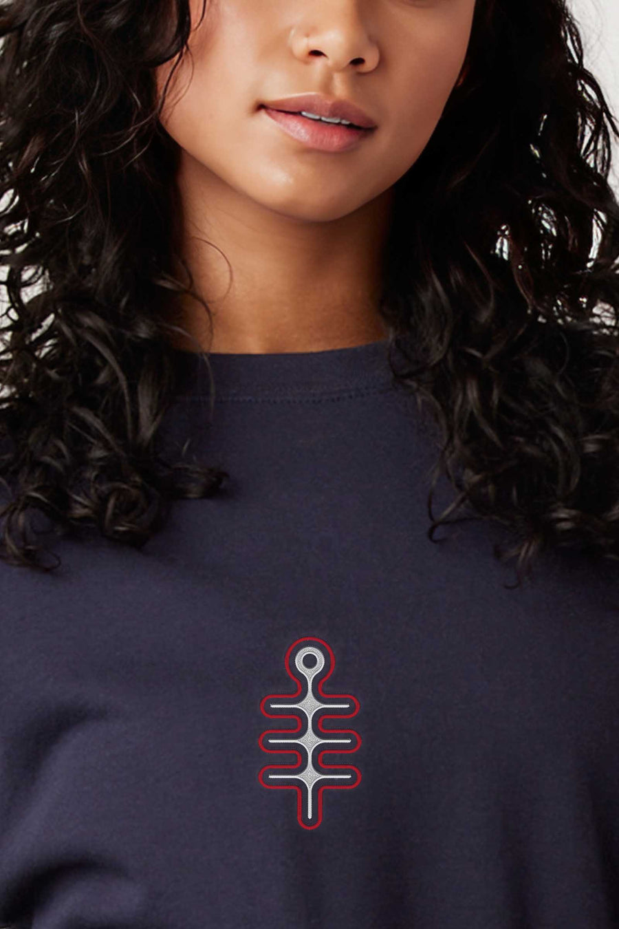 DMT Symbol - Colorfull Embroidery Women Sweatshirt - symbolika