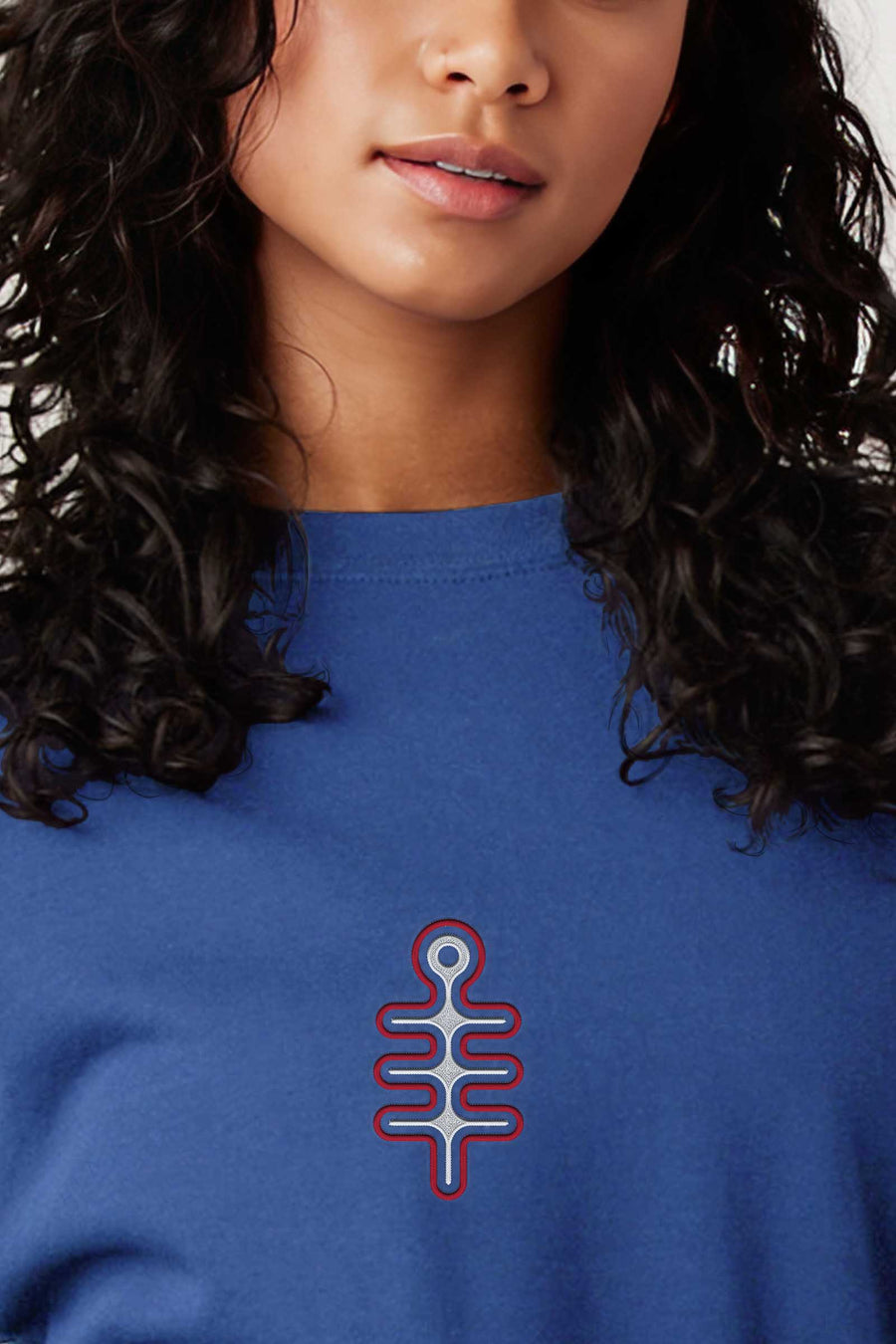DMT Symbol - Colorfull Embroidery Women Sweatshirt - symbolika