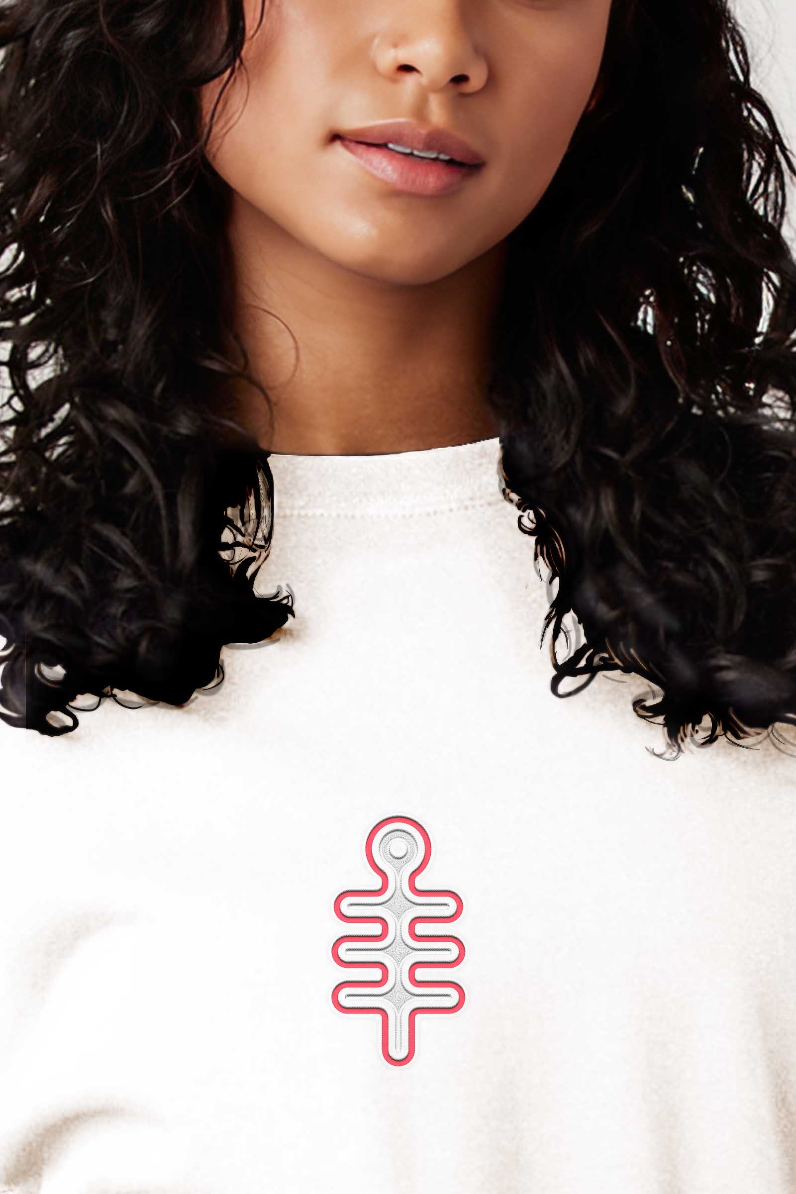 DMT Symbol - Colorfull Embroidery Women Sweatshirt - symbolika