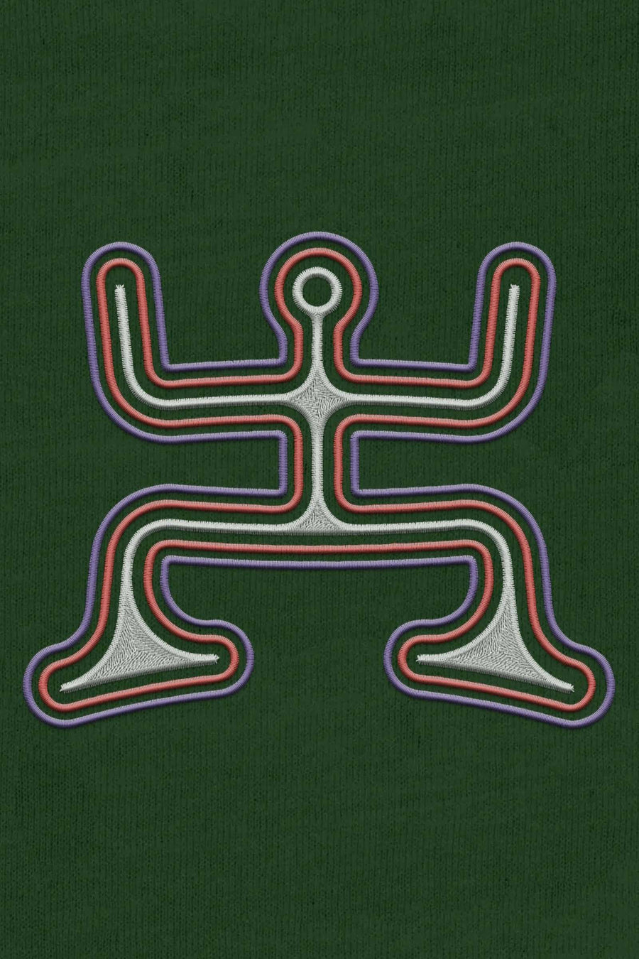 Psychedelic Party - Colorfull Embroidery Men Sweatshirt - symbolika