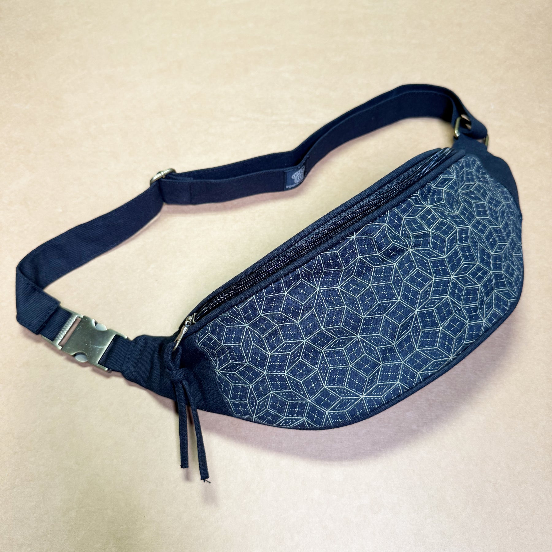 Penrose Classic Fanny Pack — Mathematical Tiling Art Fanny Pack - Front View by Symbolika