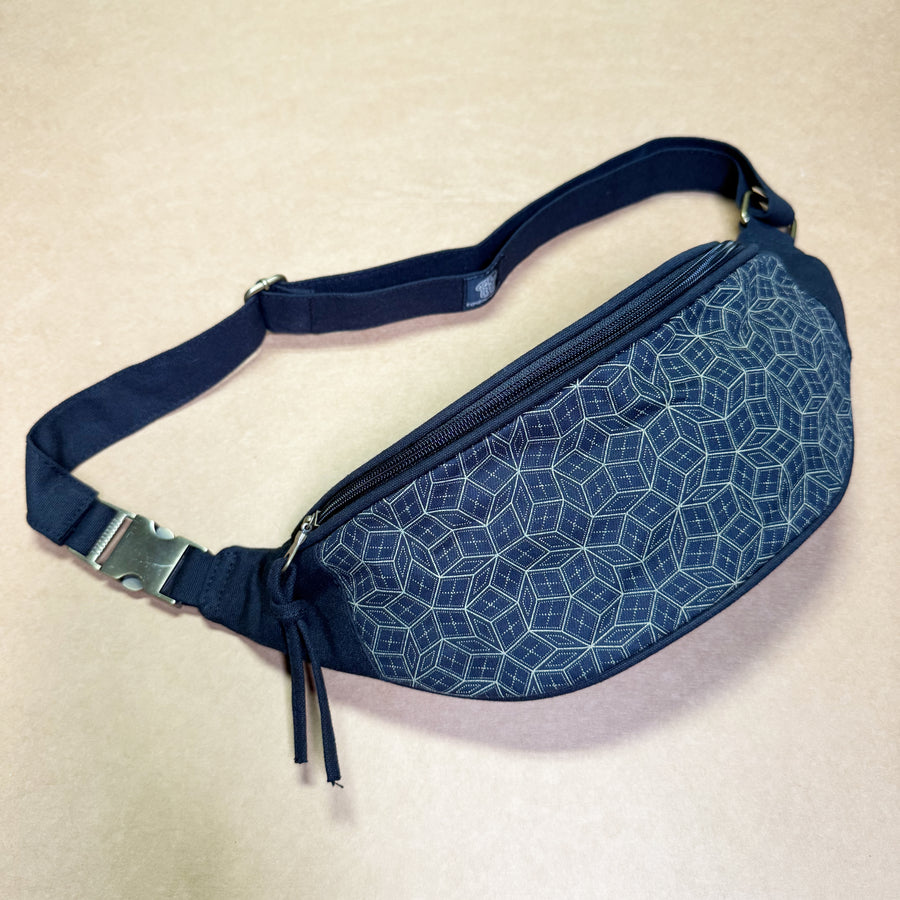 Penrose Classic Fanny Pack — Mathematical Tiling Art Fanny Pack - Front View by Symbolika