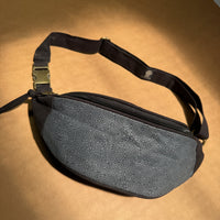 Penrose Cubes Glow Fanny Pack - Black