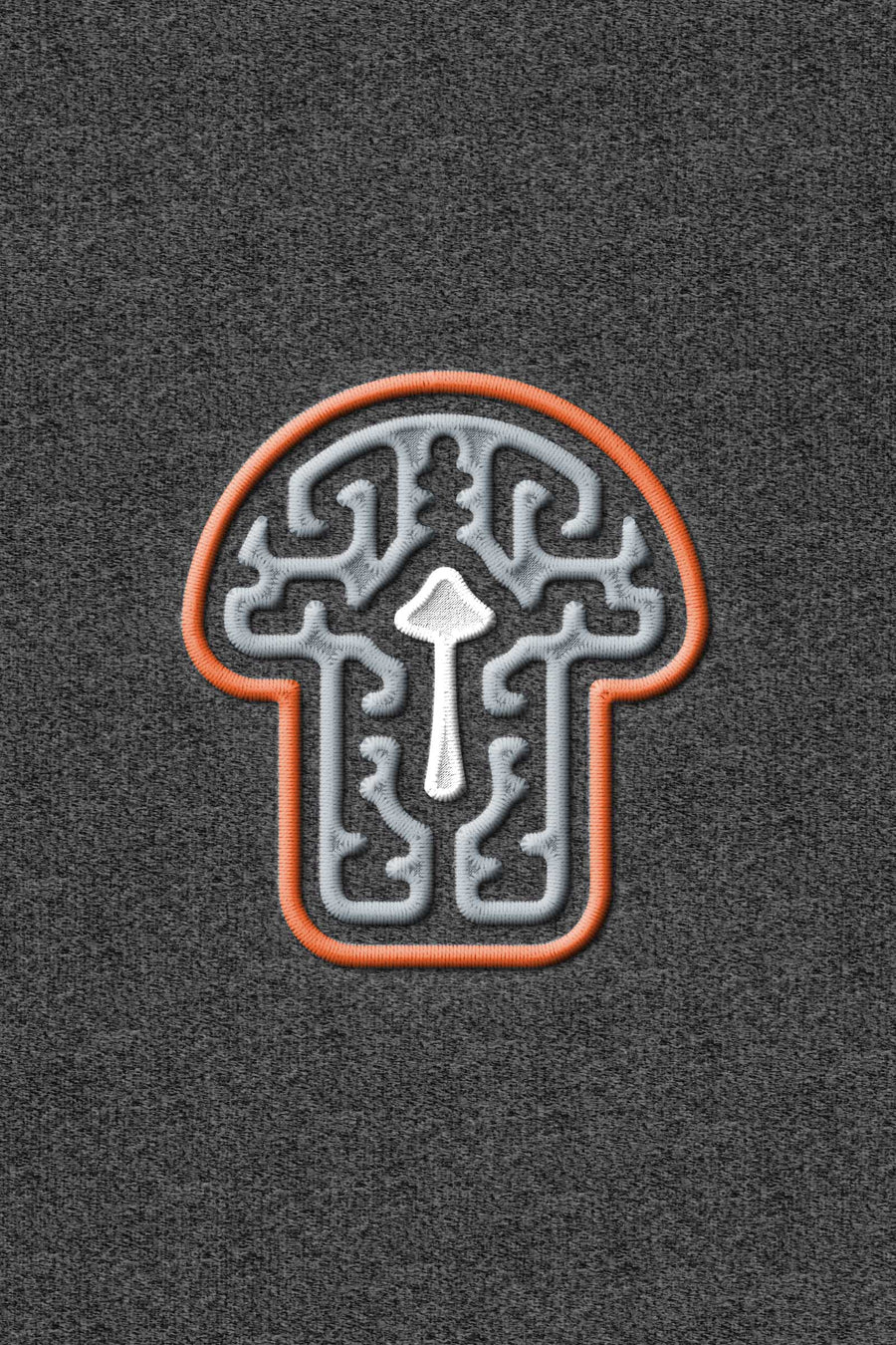 Psychedelic Shroom - Embroidery Unisex Sweatshirt - symbolika