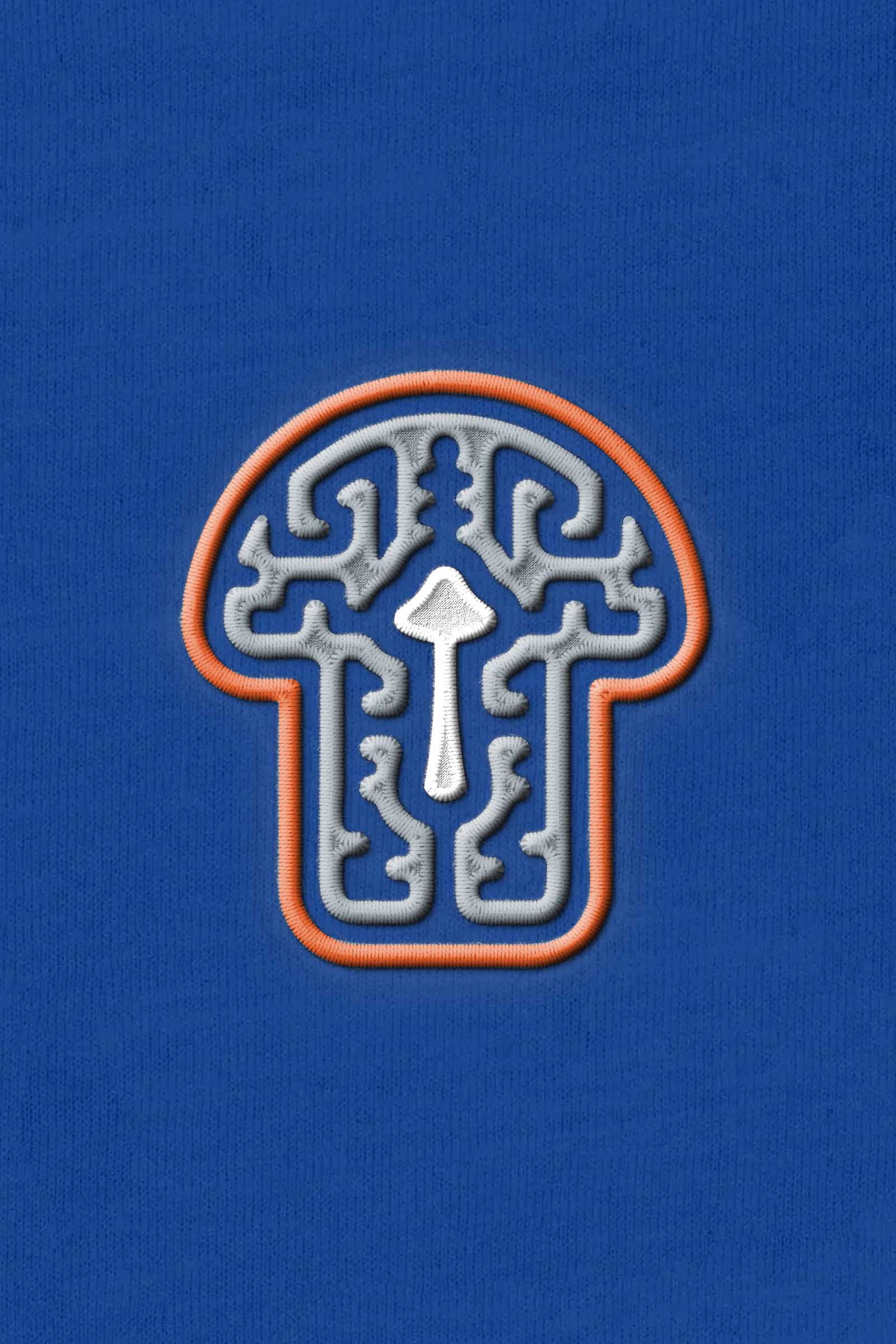 Psychedelic Shroom - Embroidery Unisex Sweatshirt - symbolika