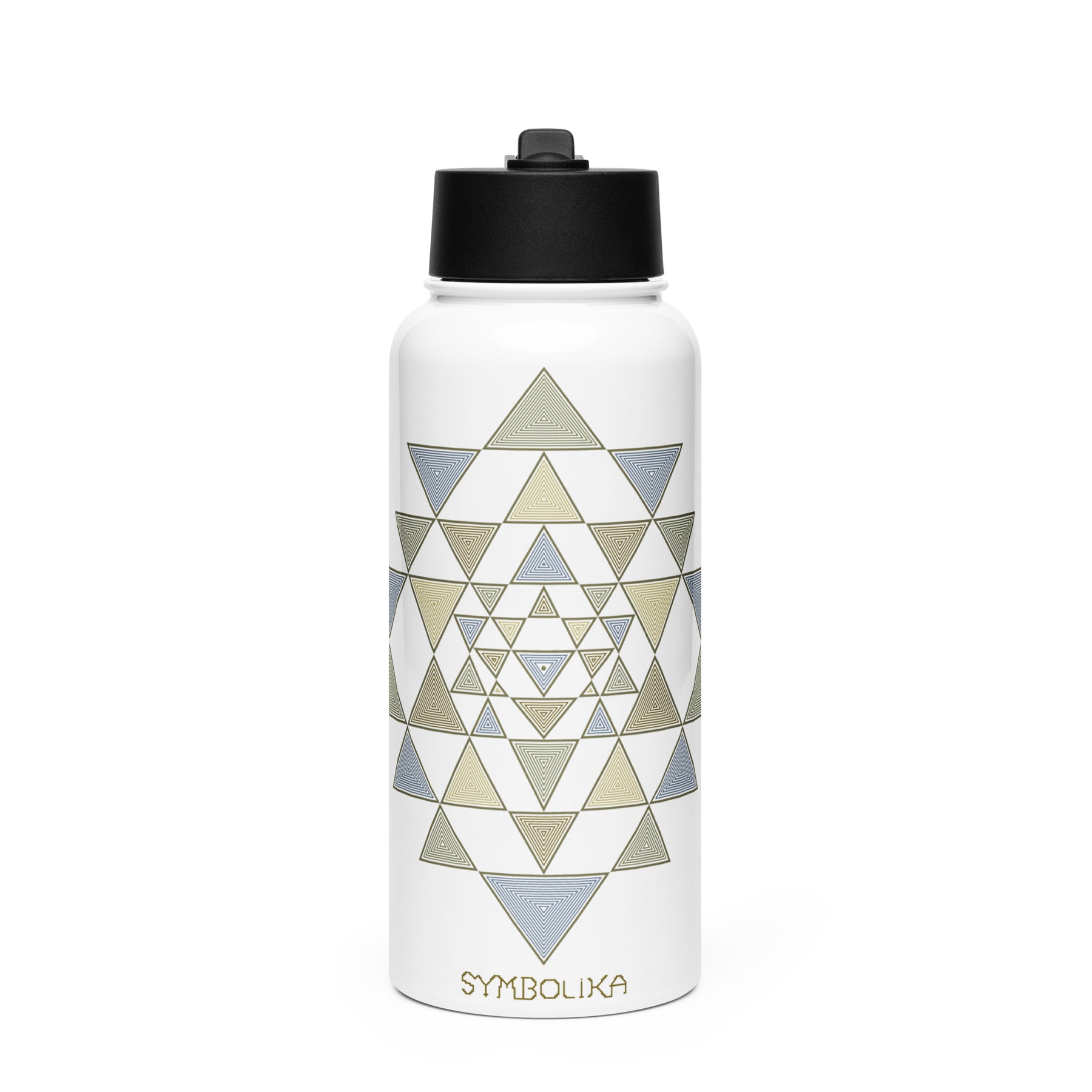 Sri Yantra Water Bottle — visionary art by Symbolika