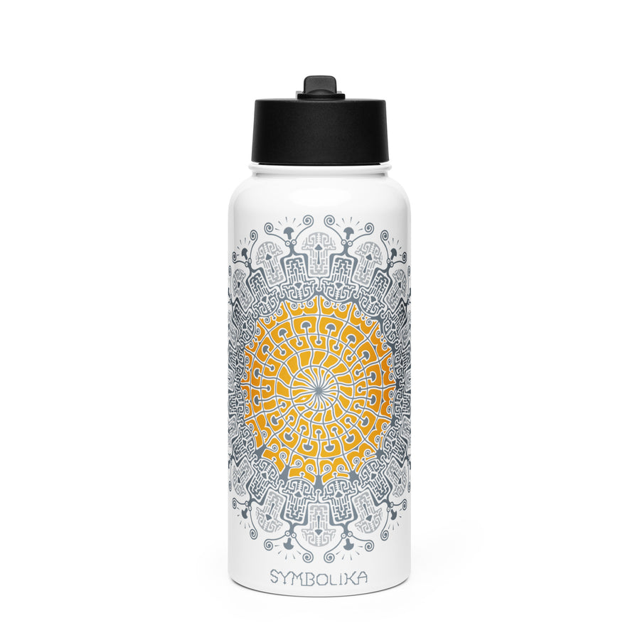 Shrooms Hora Water Bottle — visionary art by Symbolika