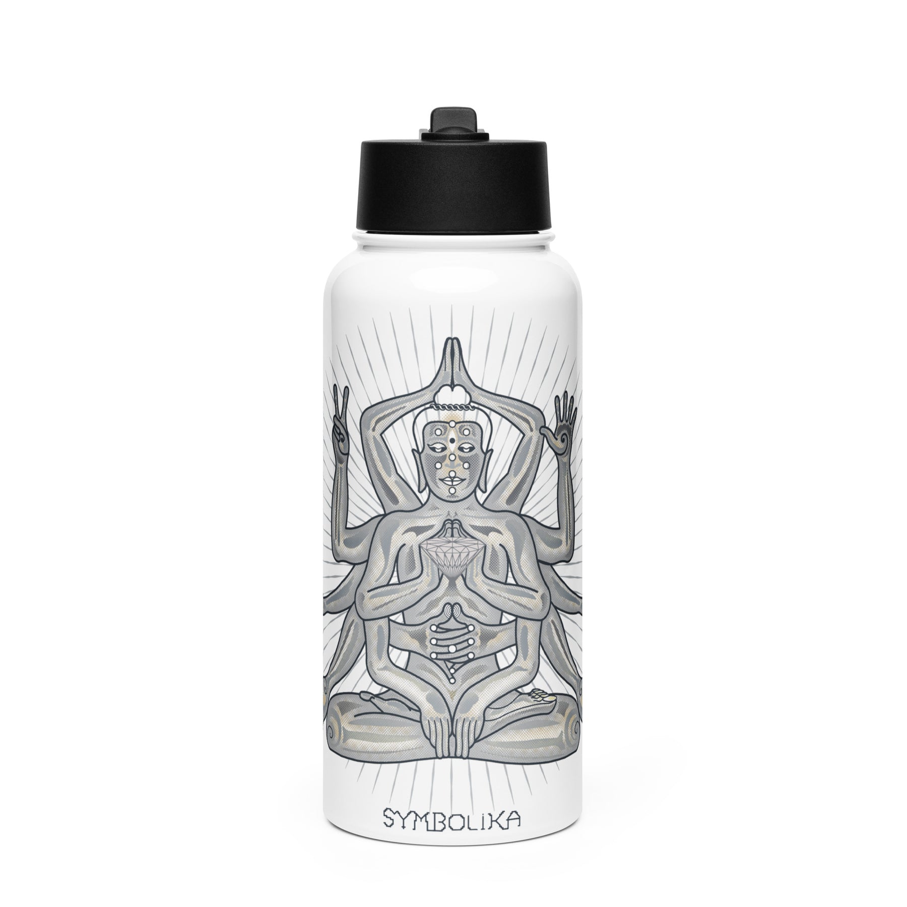 Sheva Water Bottle — visionary art by Symbolika