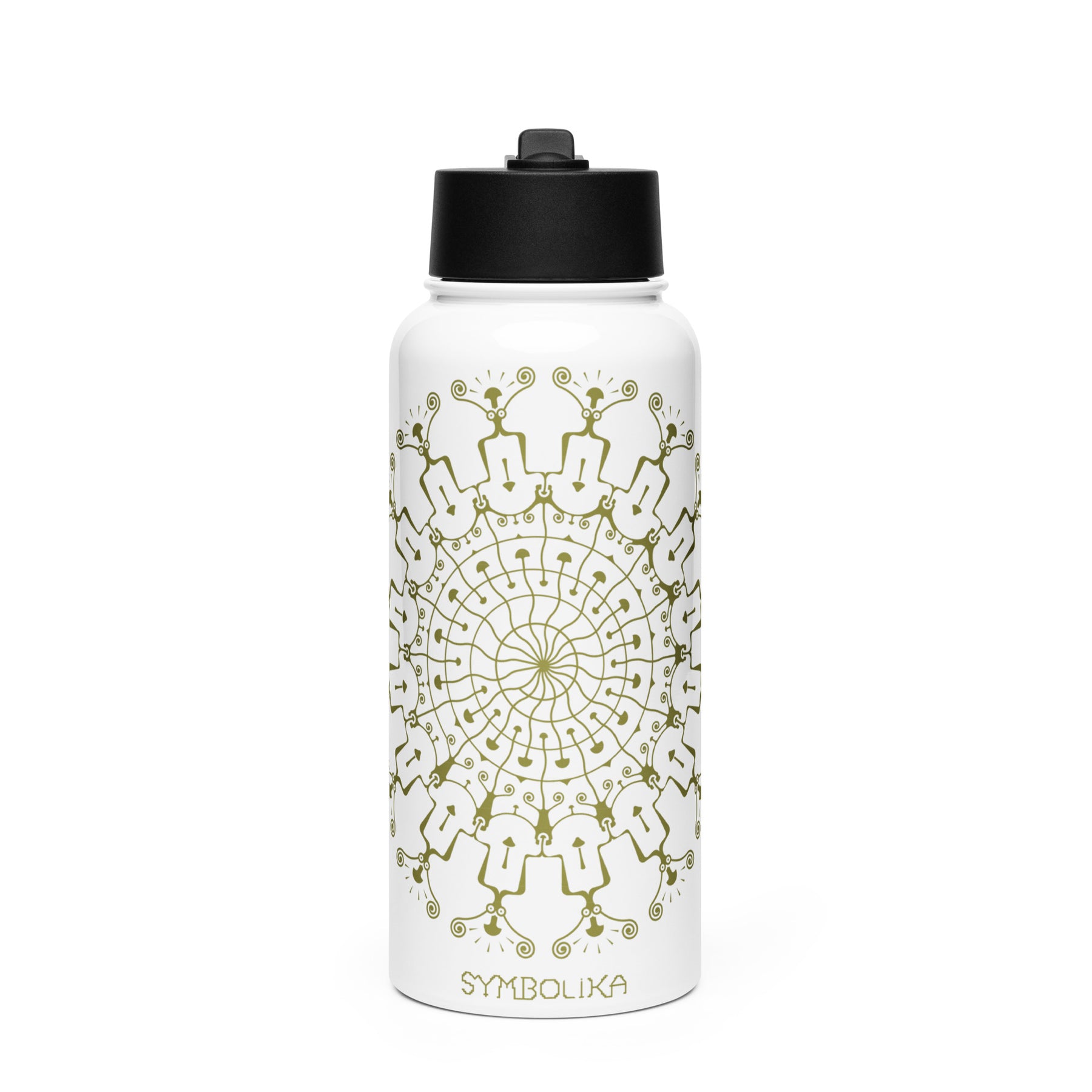 Shrooms Hora Water Bottle — visionary art by Symbolika