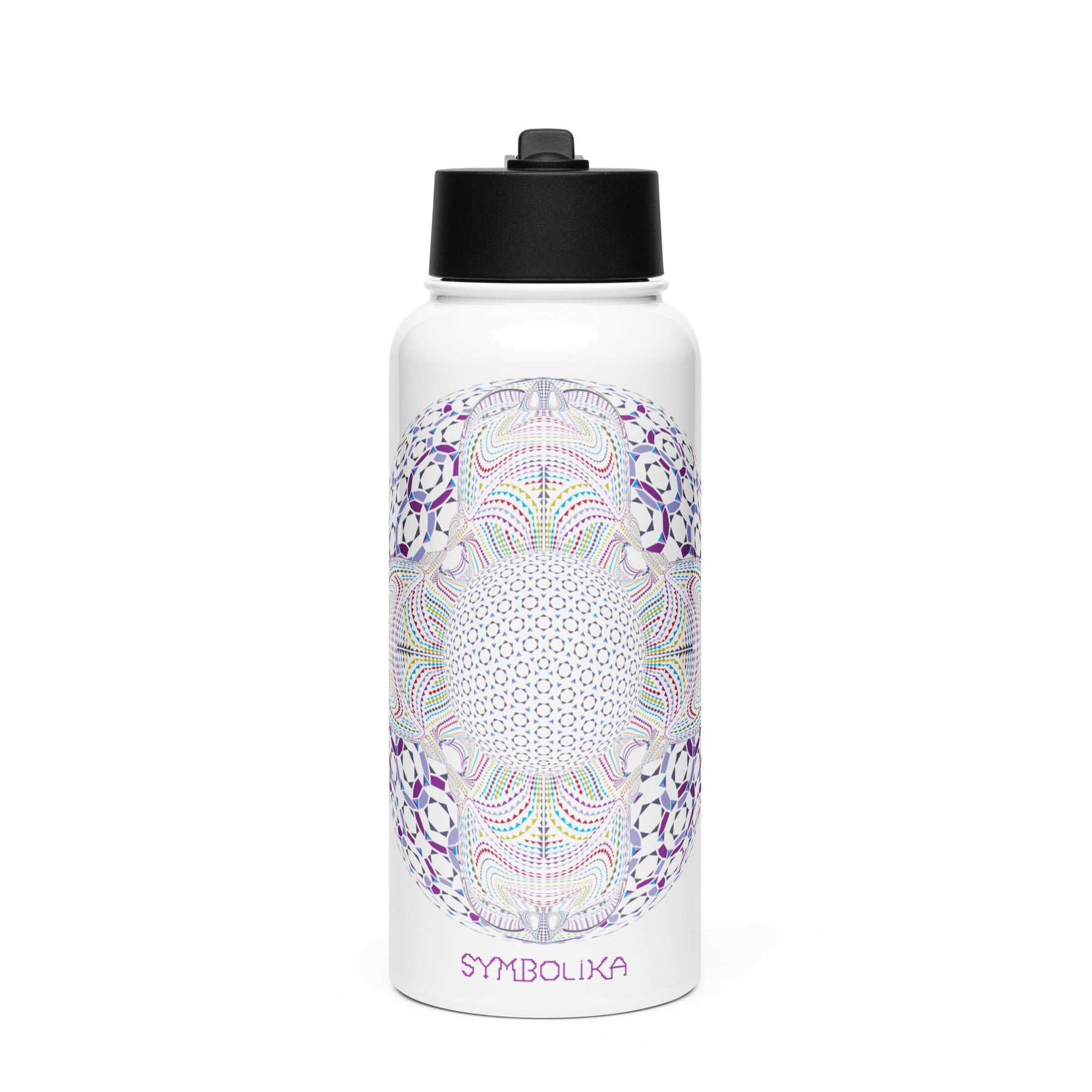 DMT HD Water Bottle — visionary art by Symbolika