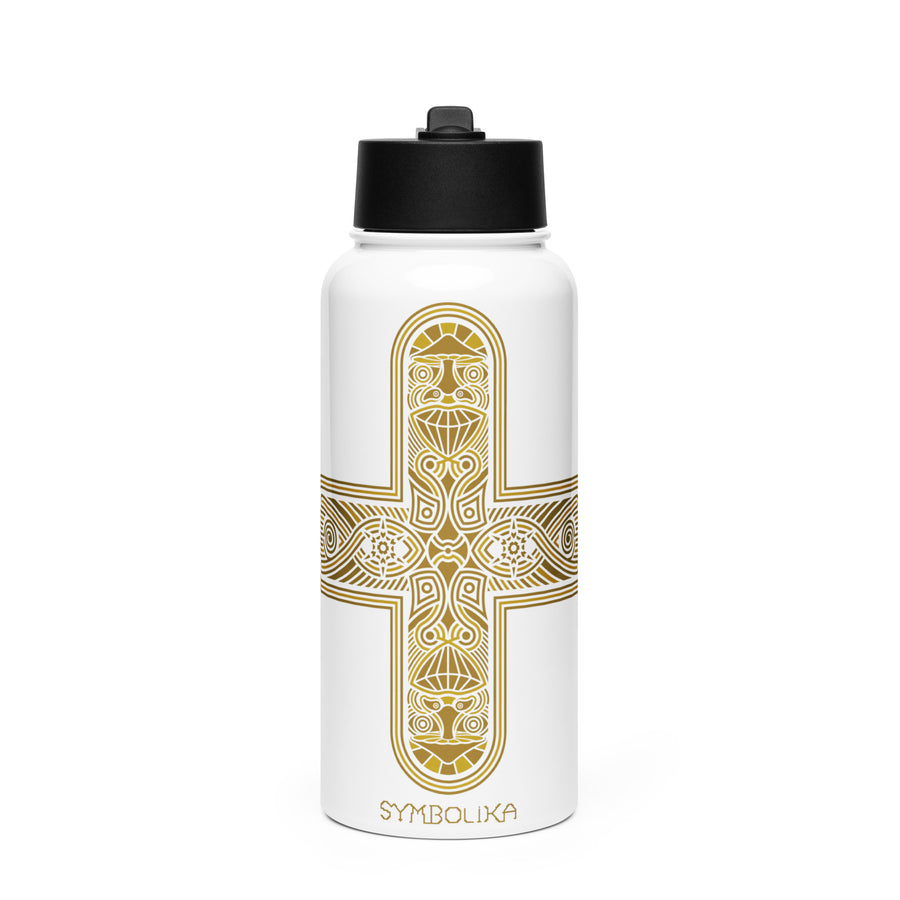 Decross Water Bottle — visionary art by Symbolika